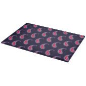 Planche À Découper Violet et Rose Paisley (Coin)