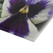 Planche À Découper violet foncé sur pensée blanche (Coin)