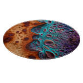 Planche à découper violet turquoise (Coin)
