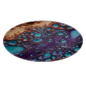 Planche à découper violet turquoise (Coin)