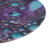 Planche à découper violet turquoise (Coin)