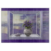 Planche À Découper violettes dans un bocal de lune (Devant)