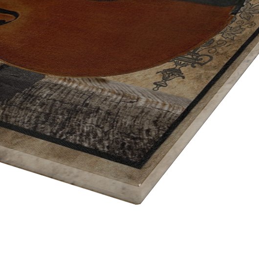 Planche À Découper Violoncelle de Steampunk (Coin)