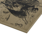 Planche À Découper Virgo Constellation Hevelius Etching Style (Coin)