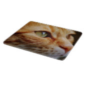 Planche À Découper Visage déterminé d'un chat de gingembre (Coin)