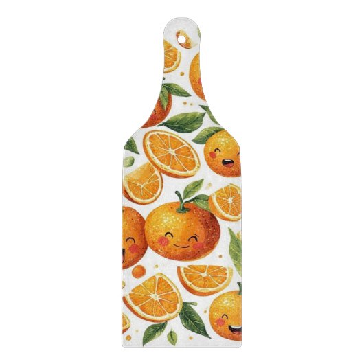 Planche À Découper Visage Fruit Heureux (Devant)