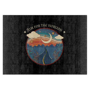 Planche À Découper Viser l'horizon voyage nature roadtrip