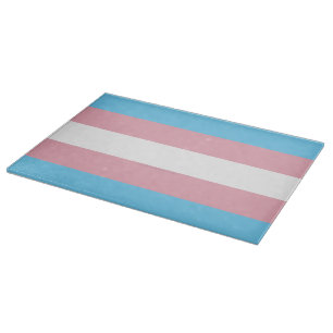 Planche À Découper Visibilité du drapeau de fierté transgenre de Slip