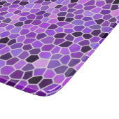 Planche À Découper Vitrail mauve (Coin)