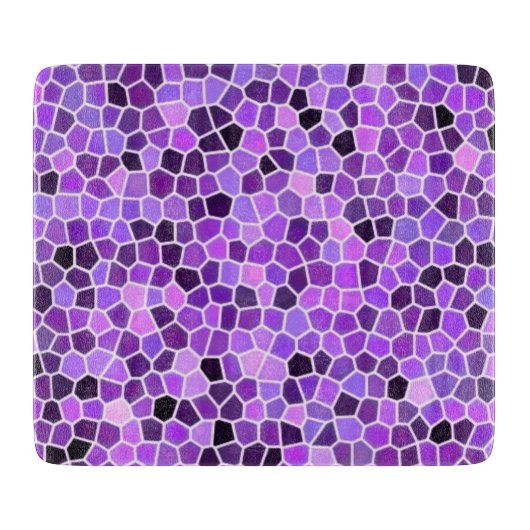 Planche À Découper Vitrail mauve (Devant)