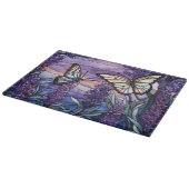 Planche À Découper Vitrail Printemps et Papillons (Coin)