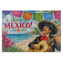 Viva Mexico Mariachi guitare plage souvenir