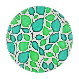 Planche À Découper Vivid Elegance Feuille Motif
