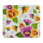 Planche À Découper Vivid fleurs de pansement (Devant)