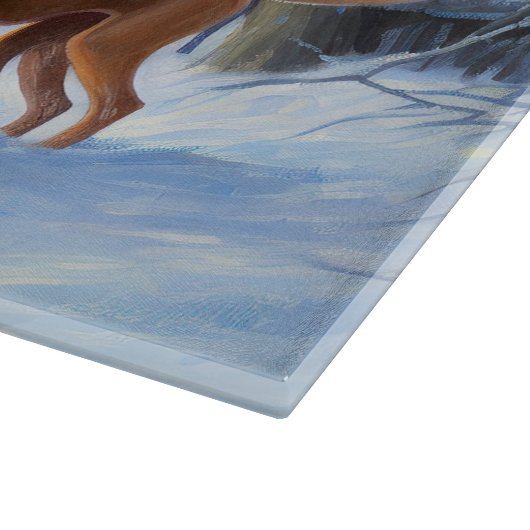 Planche À Découper Vizla Laisser neiger Noël (Coin)