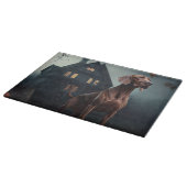 Planche À Découper Vizsla Halloween effroi (Coin)