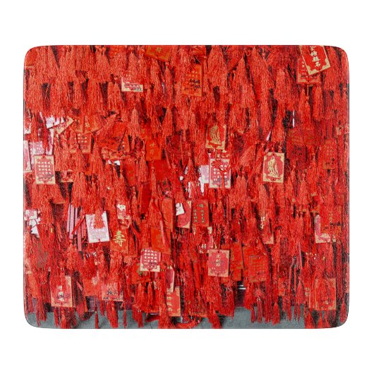 Planche À Découper Voeux rouges (Devant)