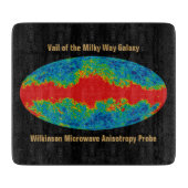 Planche À Découper Voile Galaxy Voie Lactée sur l'univers WMAP (Devant)