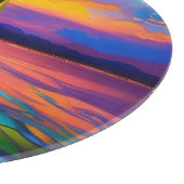 Planche À Découper Voilier coloré AI ART (Coin)
