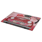 Planche À Découper Voiture de chien Schnauzer avec les coeurs Valenti (Coin)