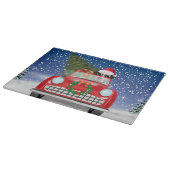 Planche À Découper Voiture De Conduite De Chien Dalmatien En Noël De (Coin)