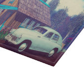 Planche À Découper Voiture Russe Et Dacha (Coin)