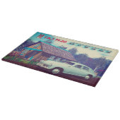 Planche À Découper Voiture Russe Et Dacha (Coin)
