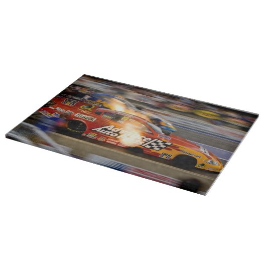 Planche À Découper Voitures drôles de course de dragsters (Coin)