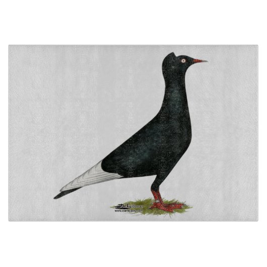 Planche À Découper Vol Casquette noir Pigeon (Devant)