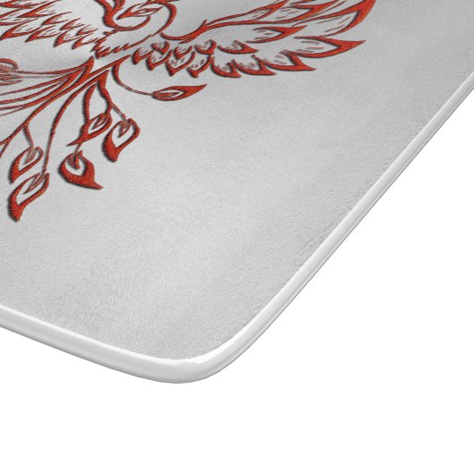 Planche À Découper Vol d'argent d'un verre Phoenix (Coin)