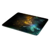 Planche À Découper Vol de libellule verte lumineuse (Coin)