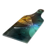 Planche À Découper Vol de libellule verte lumineuse (Coin)