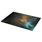 Planche À Découper Vol de libellule verte lumineuse (Coin)