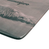 Planche À Découper Volcan de neige du Kilimandjaro en Tanzanie Afriqu (Coin)
