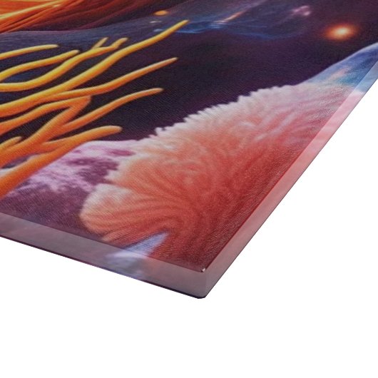 Planche À Découper Vortex de corail sous-marin (Coin)