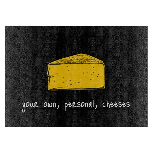 Planche À Découper Vos propres fromages personnels (Devant)