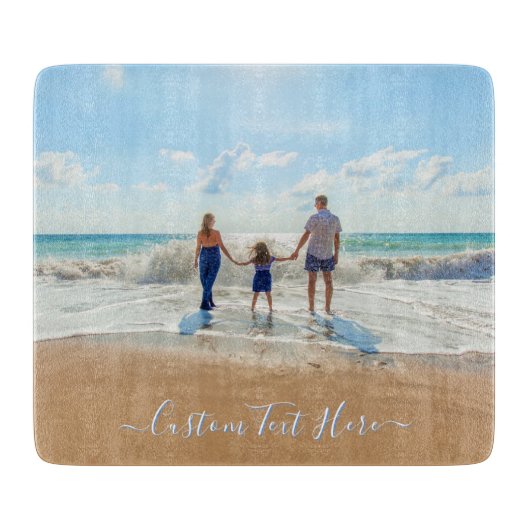 Planche À Découper Votre carte de découpe photo préférée avec texte p (Devant)