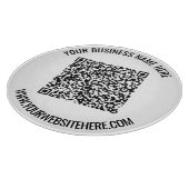 Planche À Découper Votre code QR et votre carte de découpe de texte p (Coin)