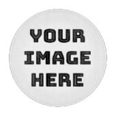 Planche À Découper Votre image ici Plate de mélamine (Devant)