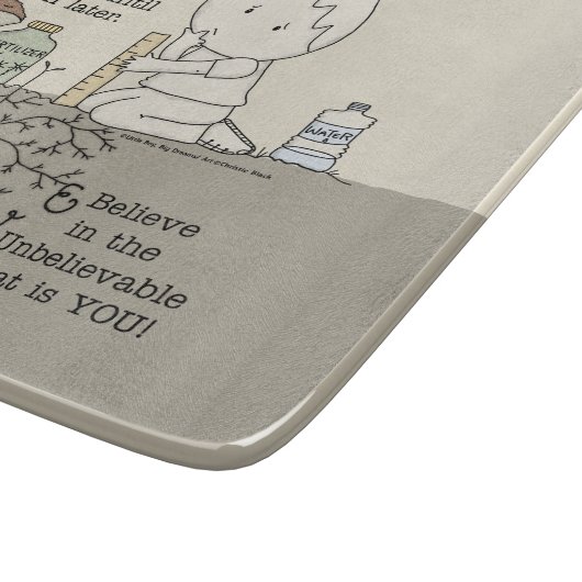 Planche À Découper Votre influence compte (Coin)