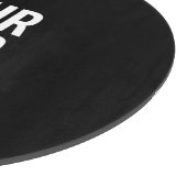 Planche À Découper Votre logo avec code QR et texte modifiables (Coin)