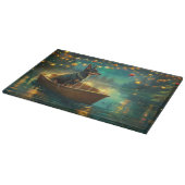 Planche À Découper Voyage de Noël de l'Australian Kelpie (Coin)