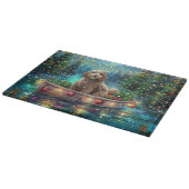 Planche À Découper Voyage de Noël festif du Cockapoo (Coin)