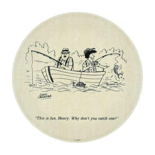 Planche À Découper Voyage de pêche (Devant)