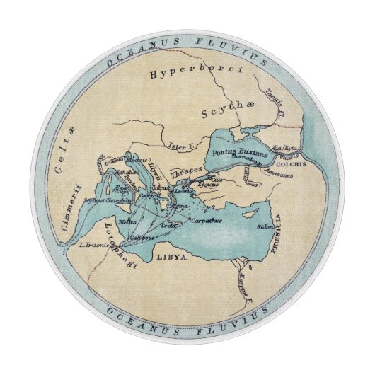 PLANCHE À DÉCOUPER VOYAGE DES ARGONAUTES (Devant)