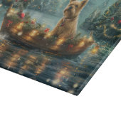 Planche À Découper Voyage festif de Noël de Cairn Terrier (Coin)