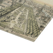 Planche À Découper Vue aérienne du jardin formel par Eric Dahlbergh (Coin)