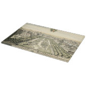 Planche À Découper Vue aérienne du jardin formel par Eric Dahlbergh (Coin)