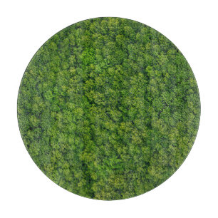 Planche À Découper Vue aérienne sur la forêt, vue supérieure, espace 