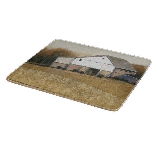 Planche À Découper Vue Grange blanche (Coin)